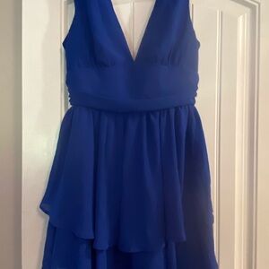 SHEIN Royal Blue Mini Dress Medium